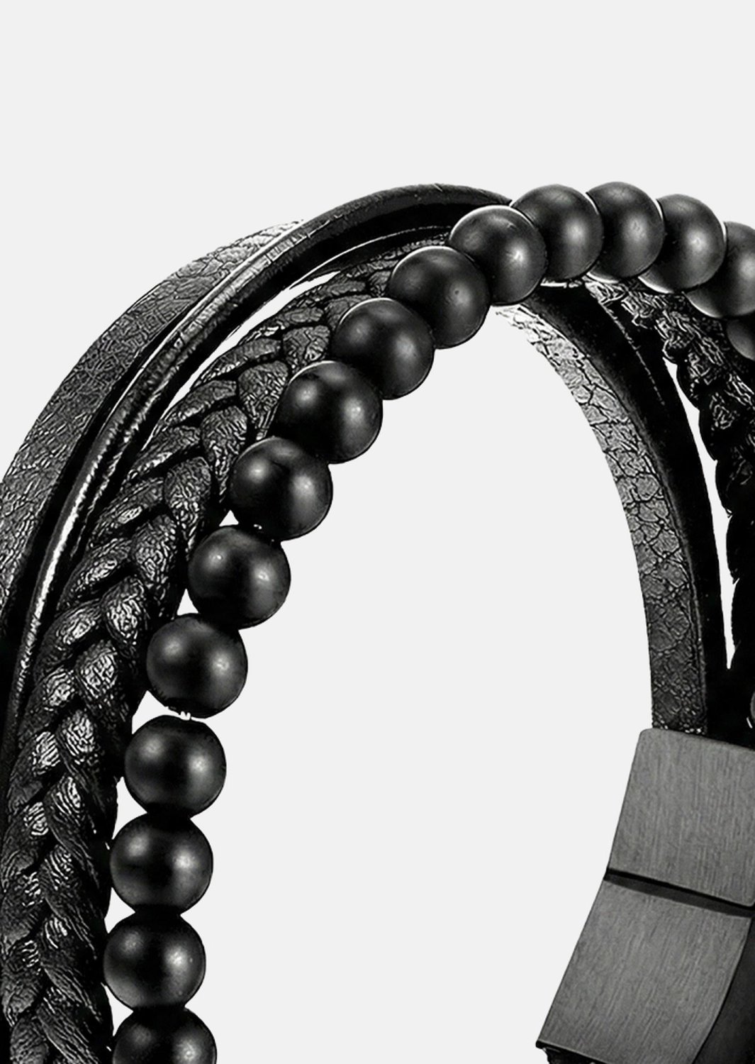 Lederarmband Noble Noir