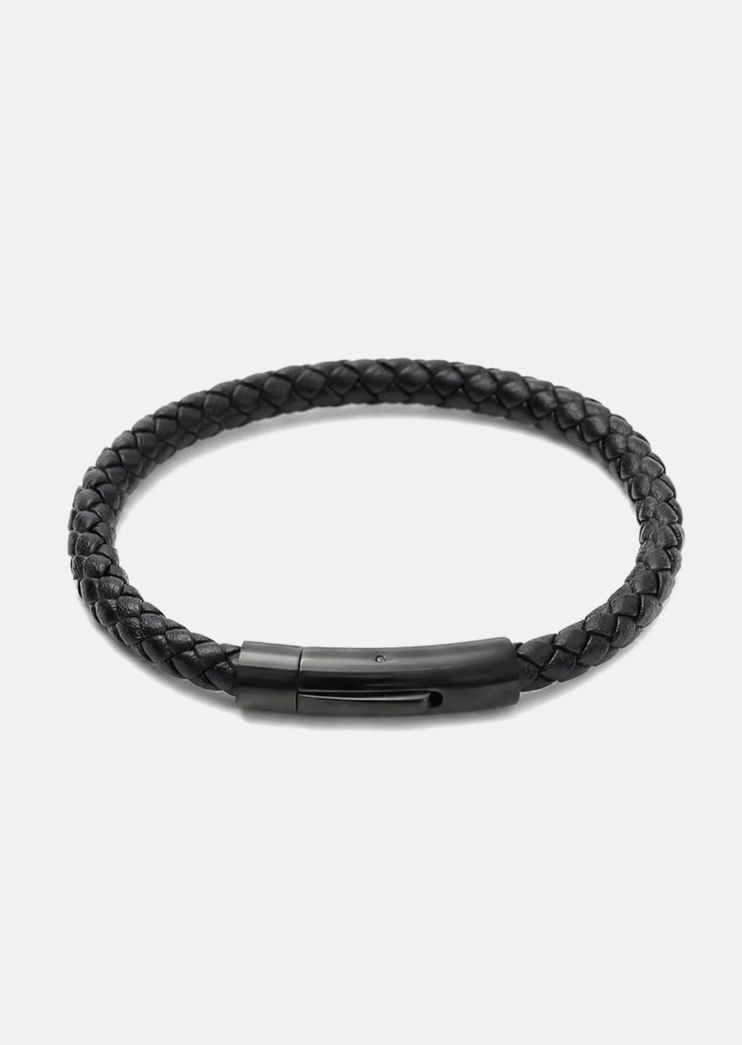 Lederarmband Onyx Weave