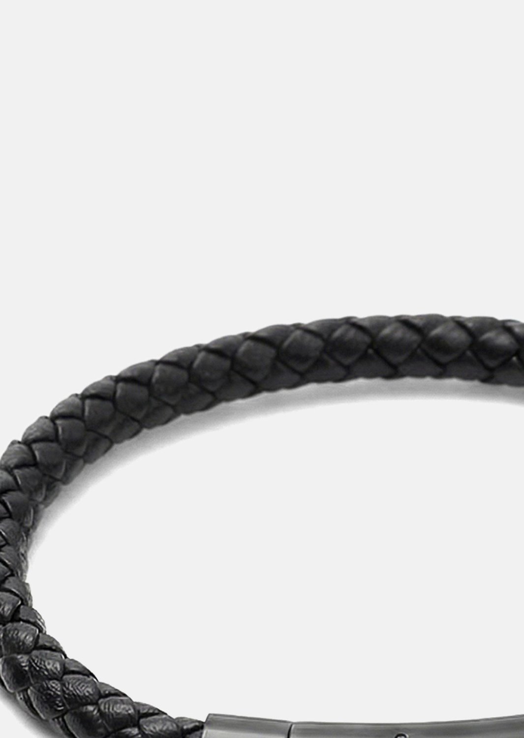 Lederarmband Onyx Weave