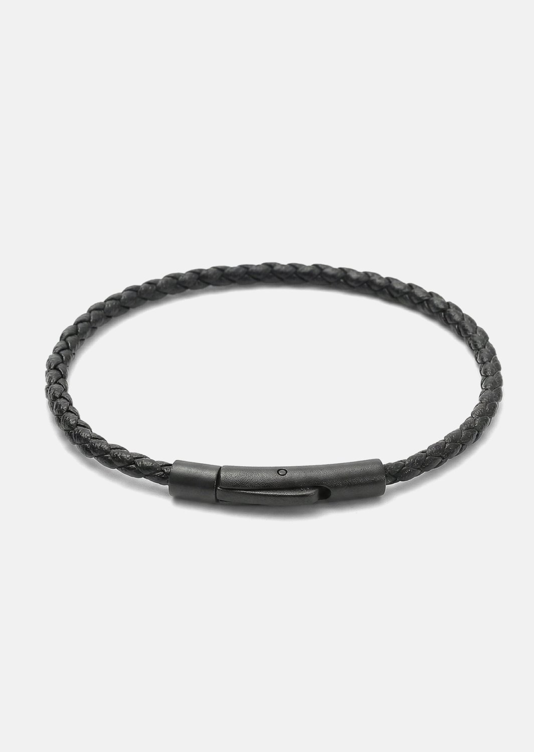 Lederarmband Obsidian Loop