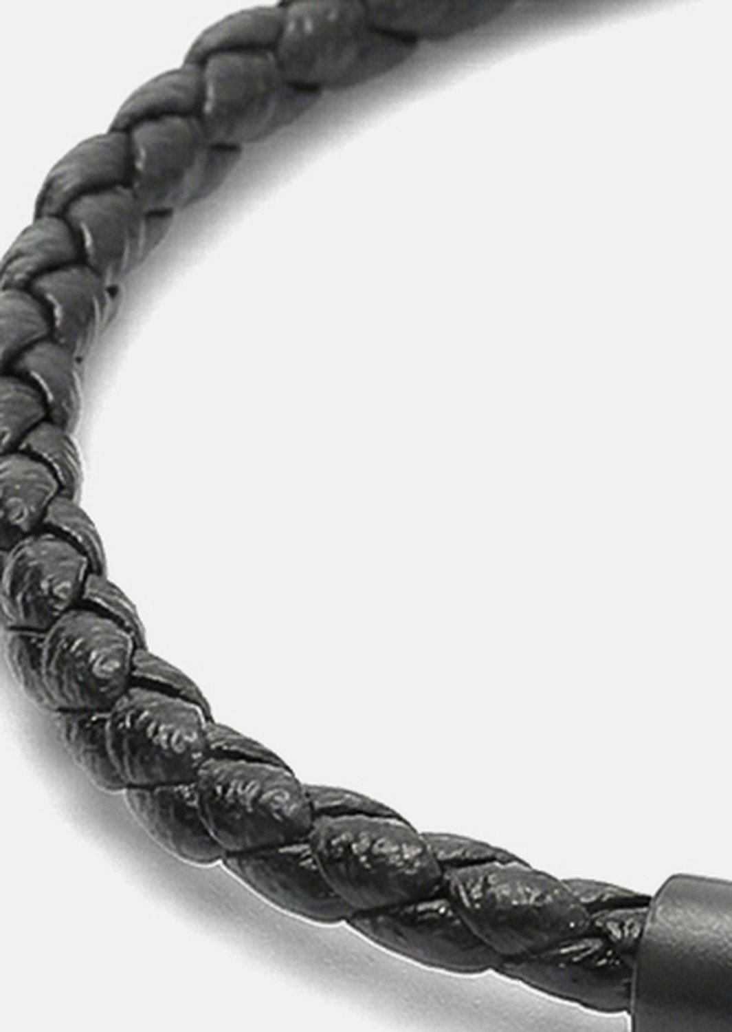 Lederarmband Obsidian Loop