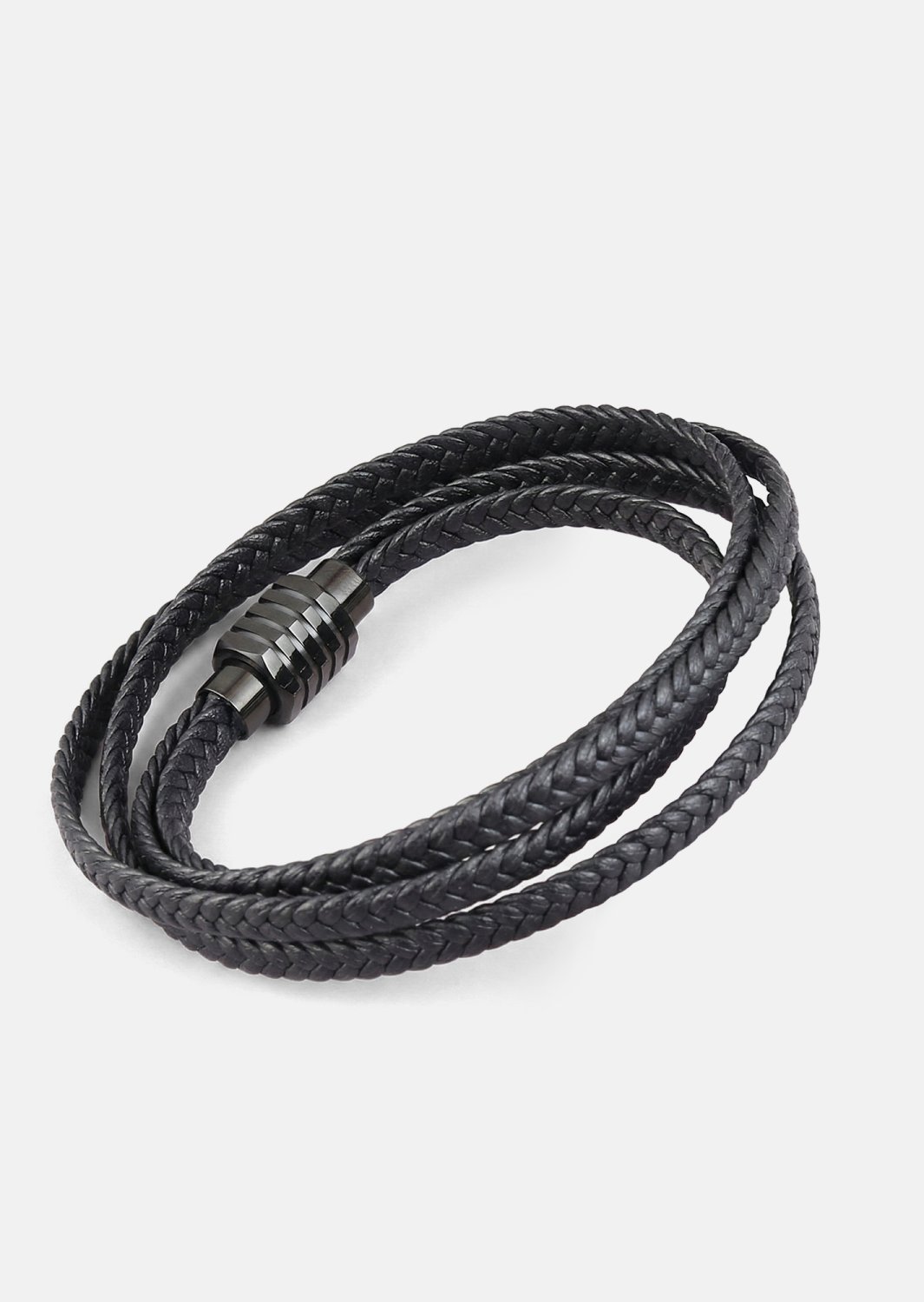 Lederarmband Raven Crest