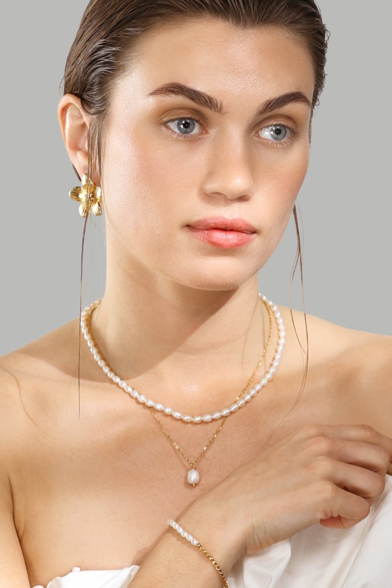 Armband Golden Pearl Chain - 18k Vergoldet
