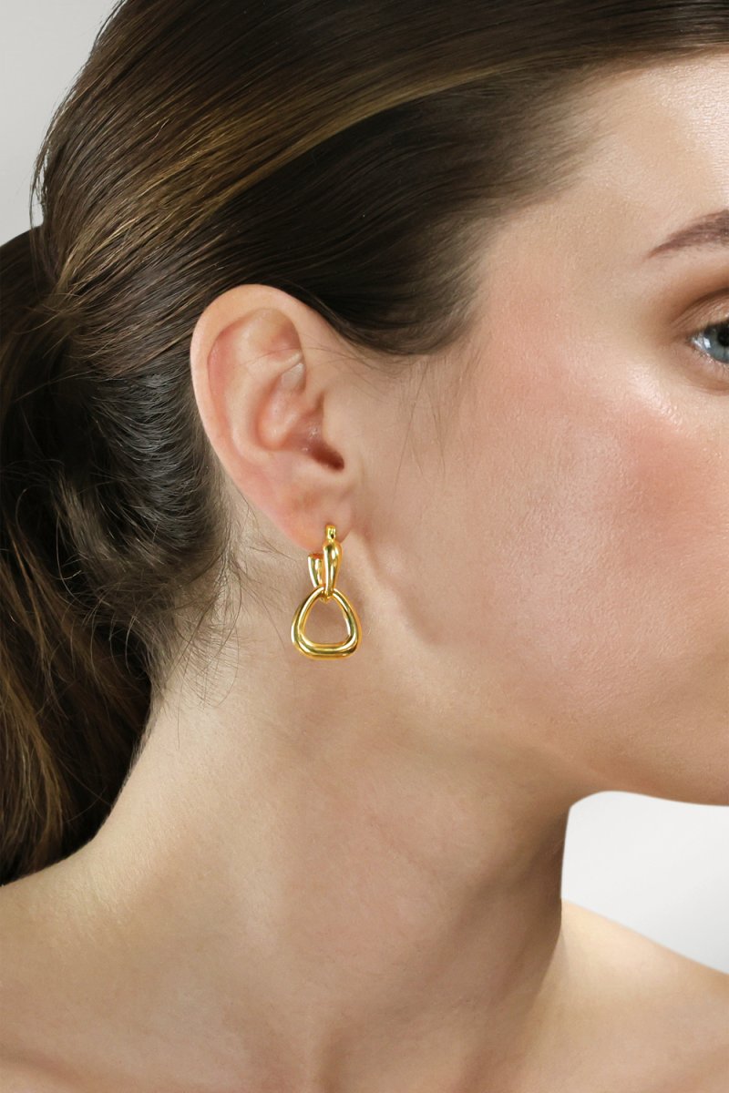 Ohrringe Elegant Drop – 18k Vergoldet