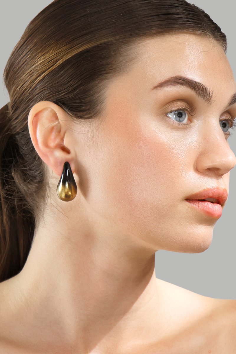Ohrringe Verdé Glow – 18k Gold Plated