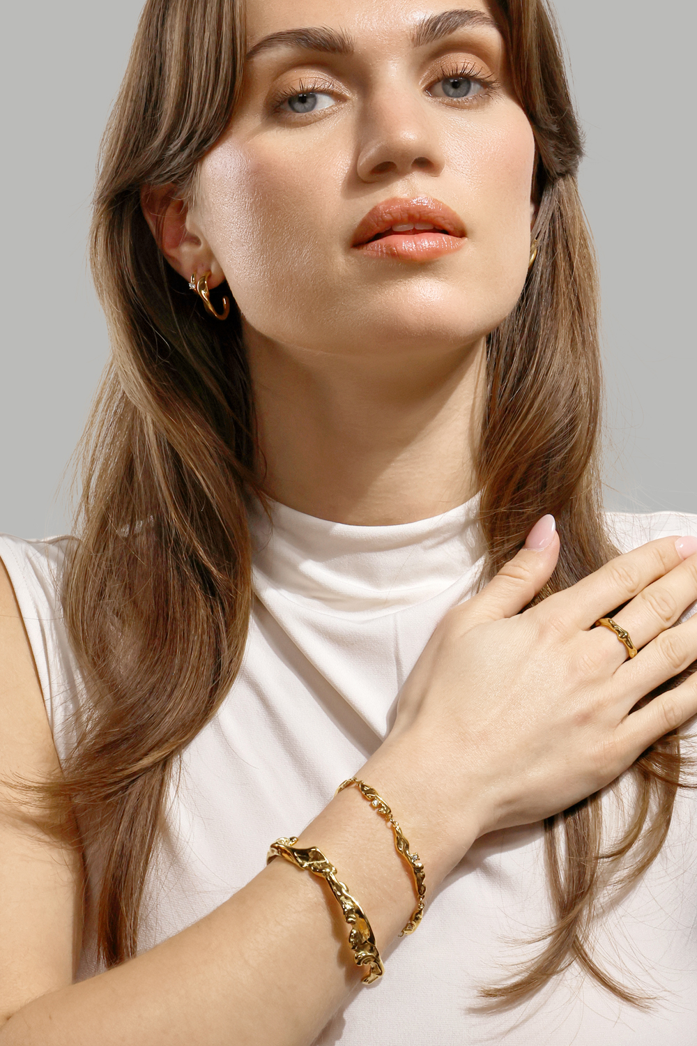 Lava Glow Armband - 18k Vergoldetes Armband