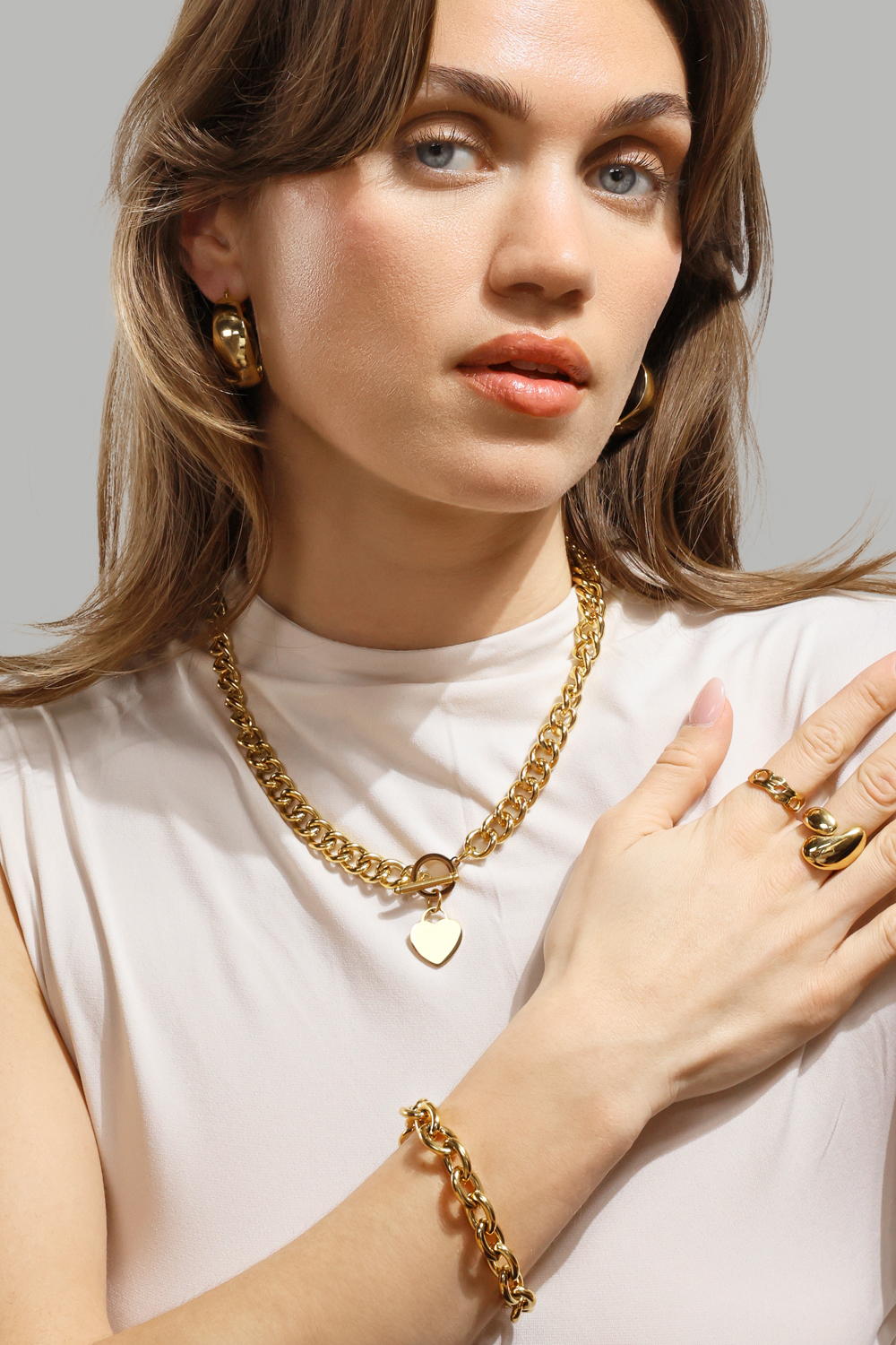 Armband Loop – 18k Vergoldet