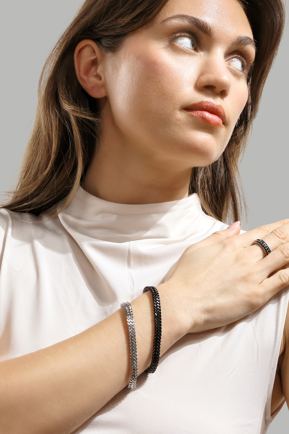 Armband Flyer - Versilbert