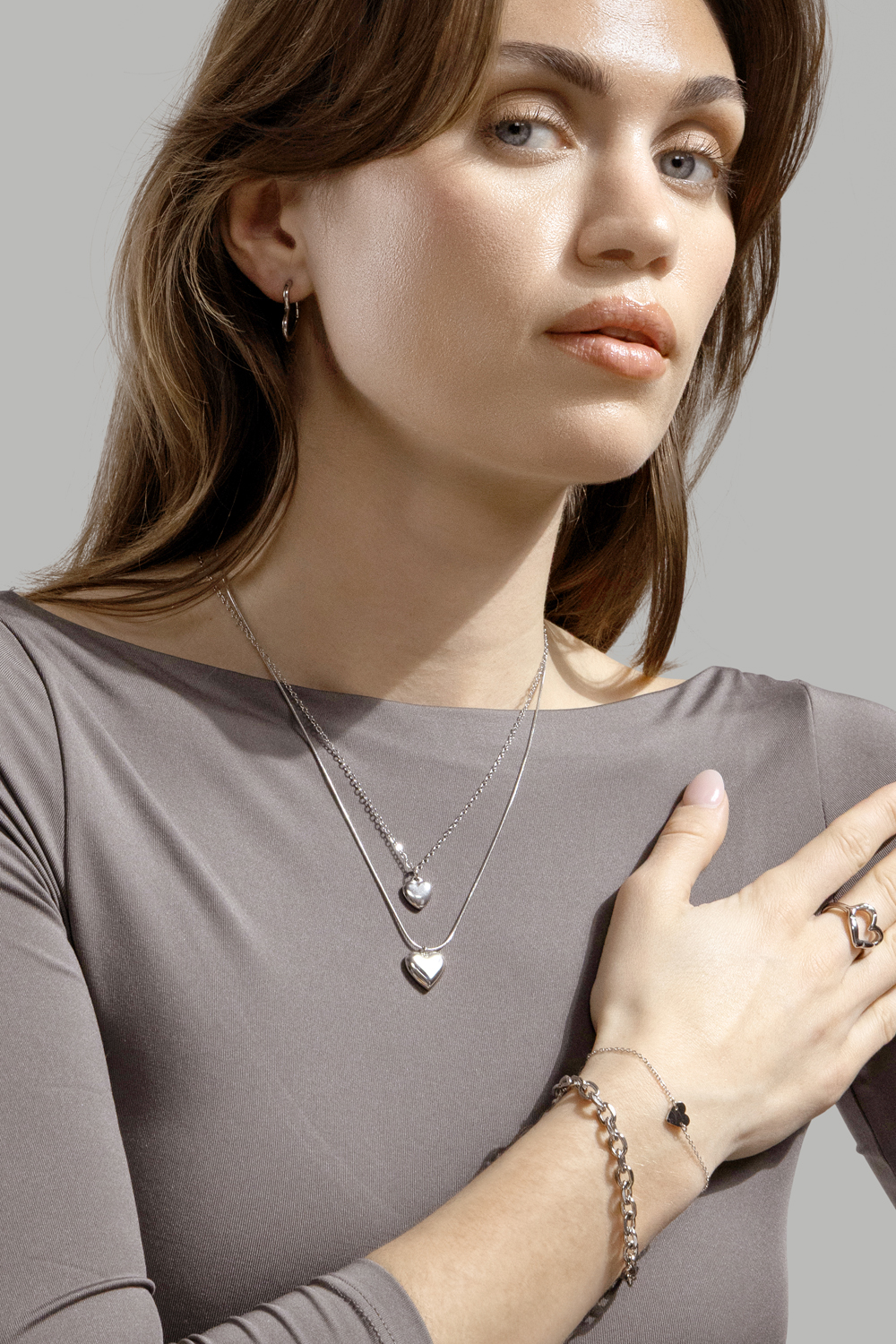 Armband Solid – Versilbert