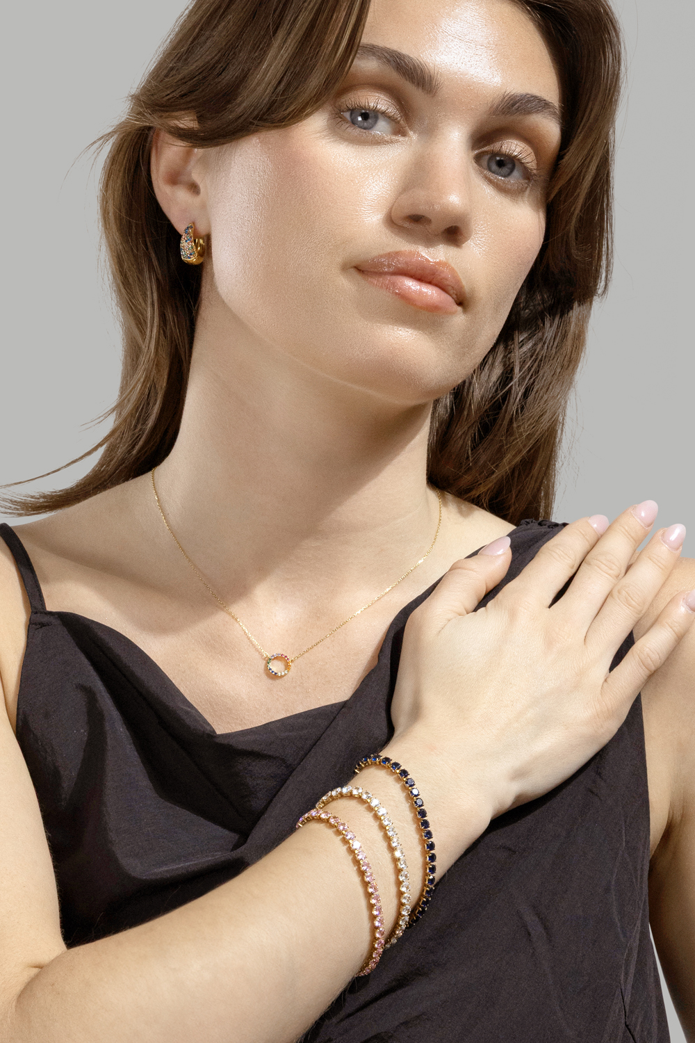Armband Brillara - 18k Vergoldet