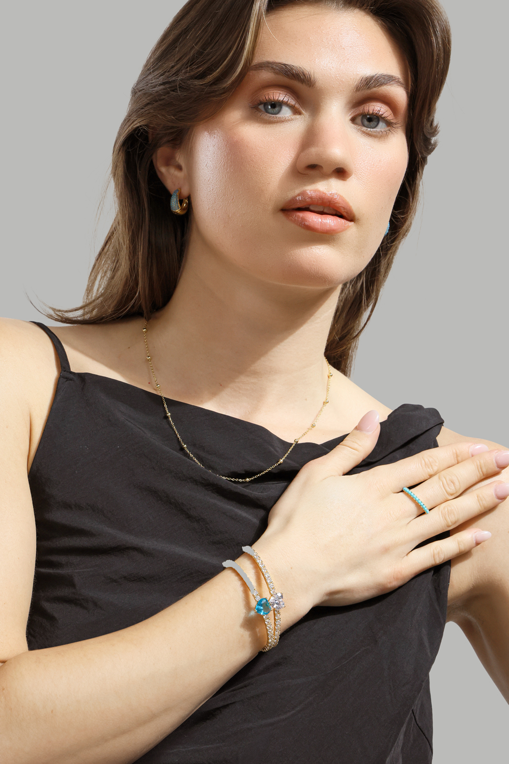 Halskette Majestic - 18k Vergoldet