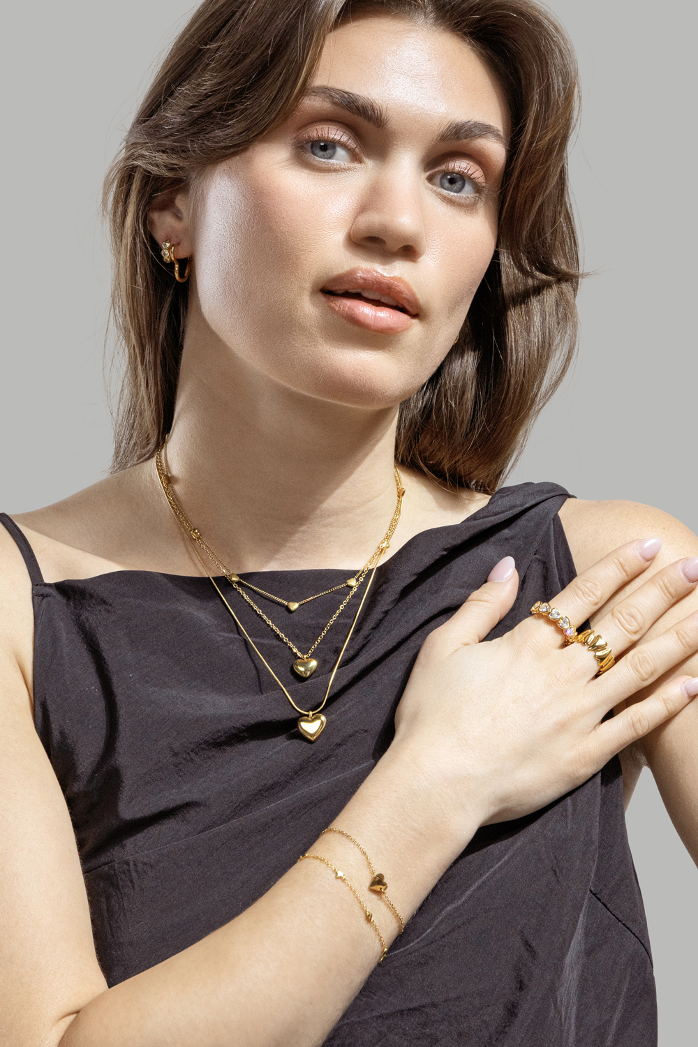 Ring Heartglow - 18k Vergoldet