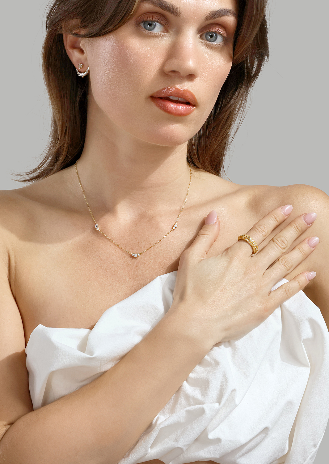 Ring Crystal Shimmer - 18k vergoldet