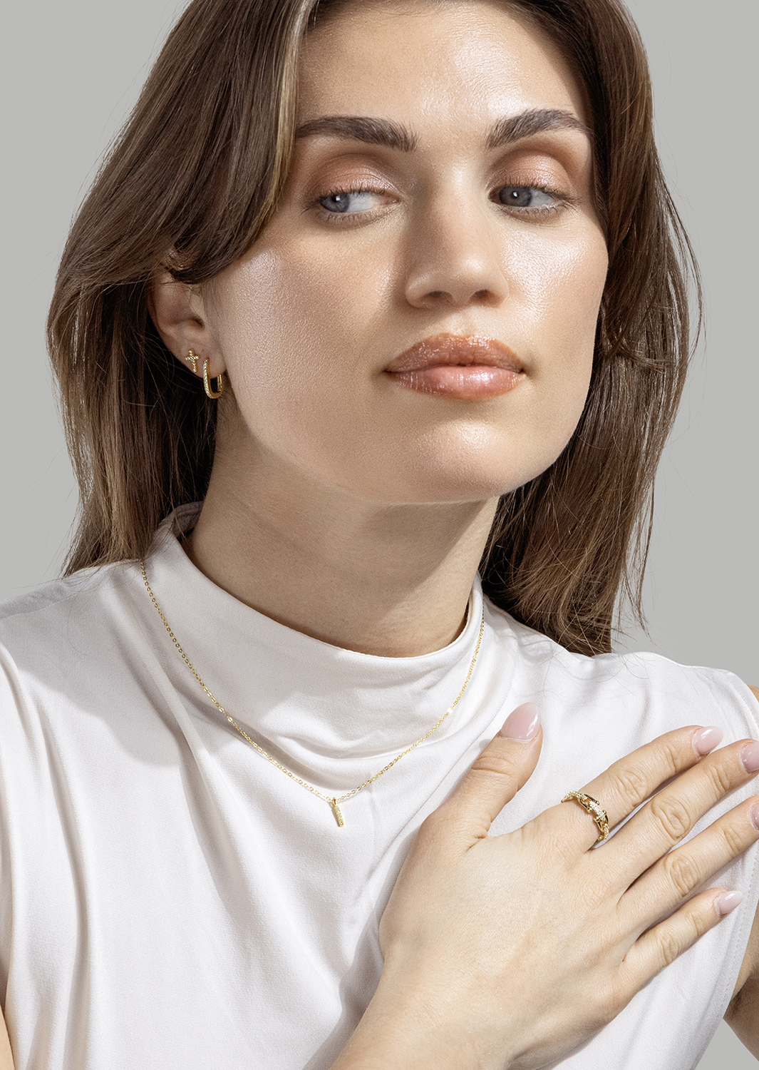 Ring Link Luxe - 18k Vergoldet