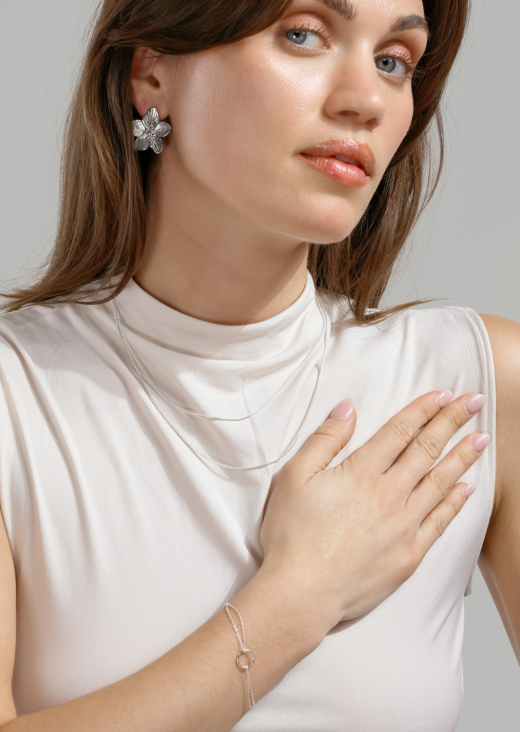 Armband Stellara - Versilbert