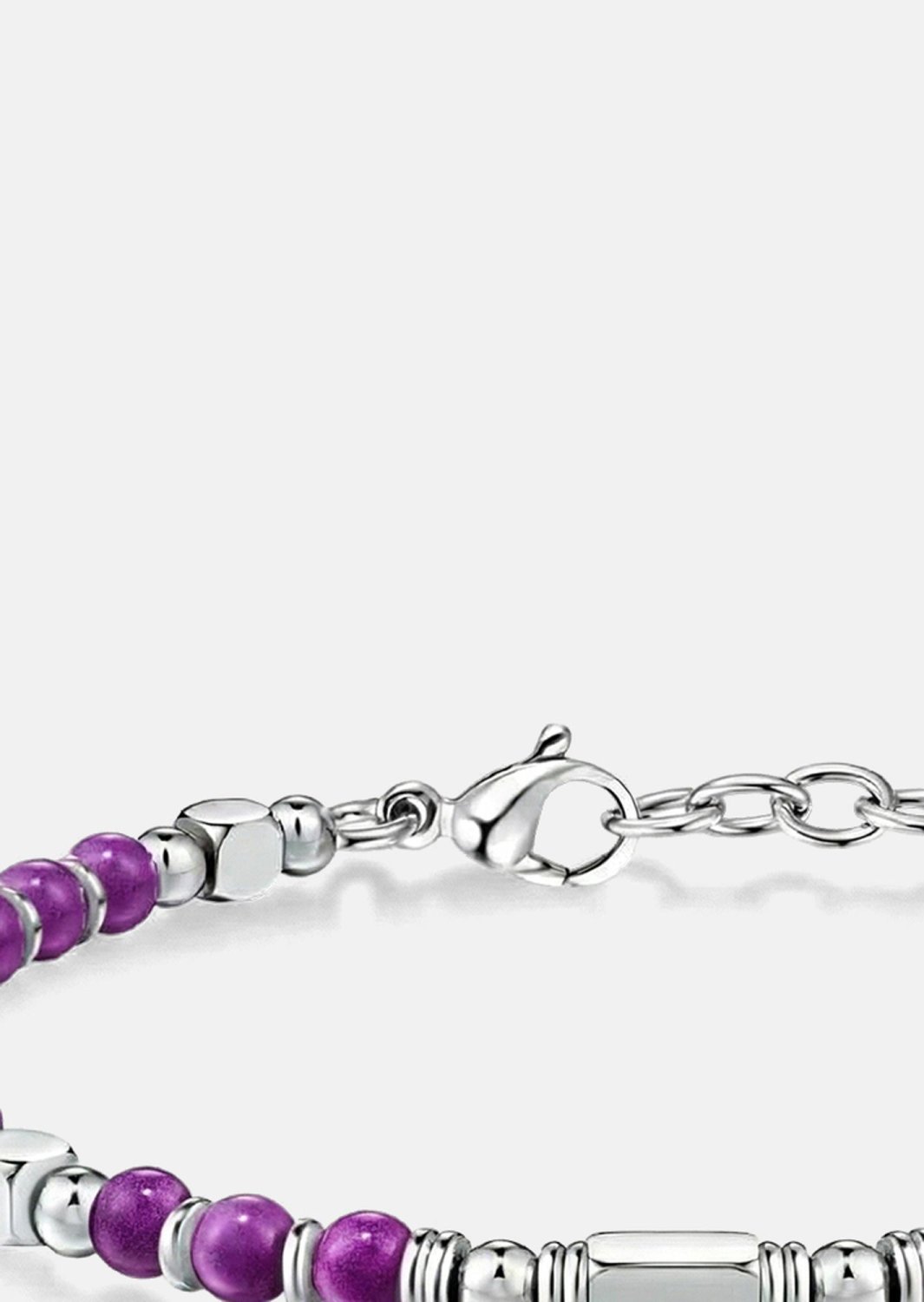Perlenarmband Violet Shield
