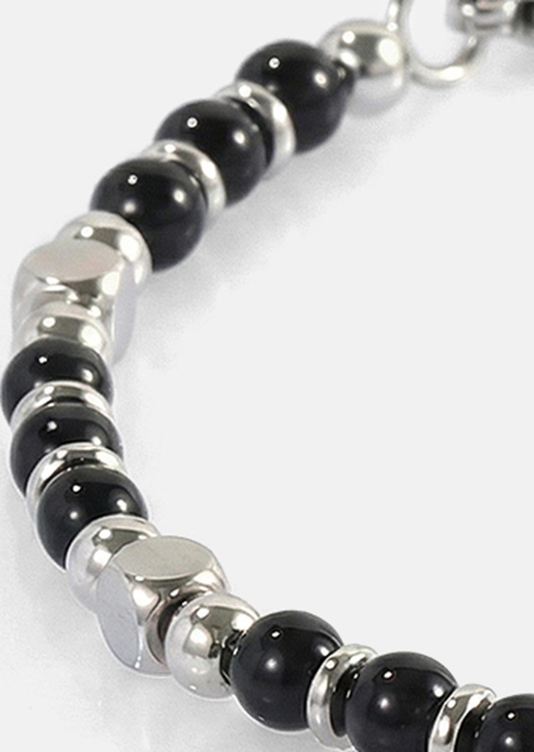 Perlenarmband Obsidian Crest