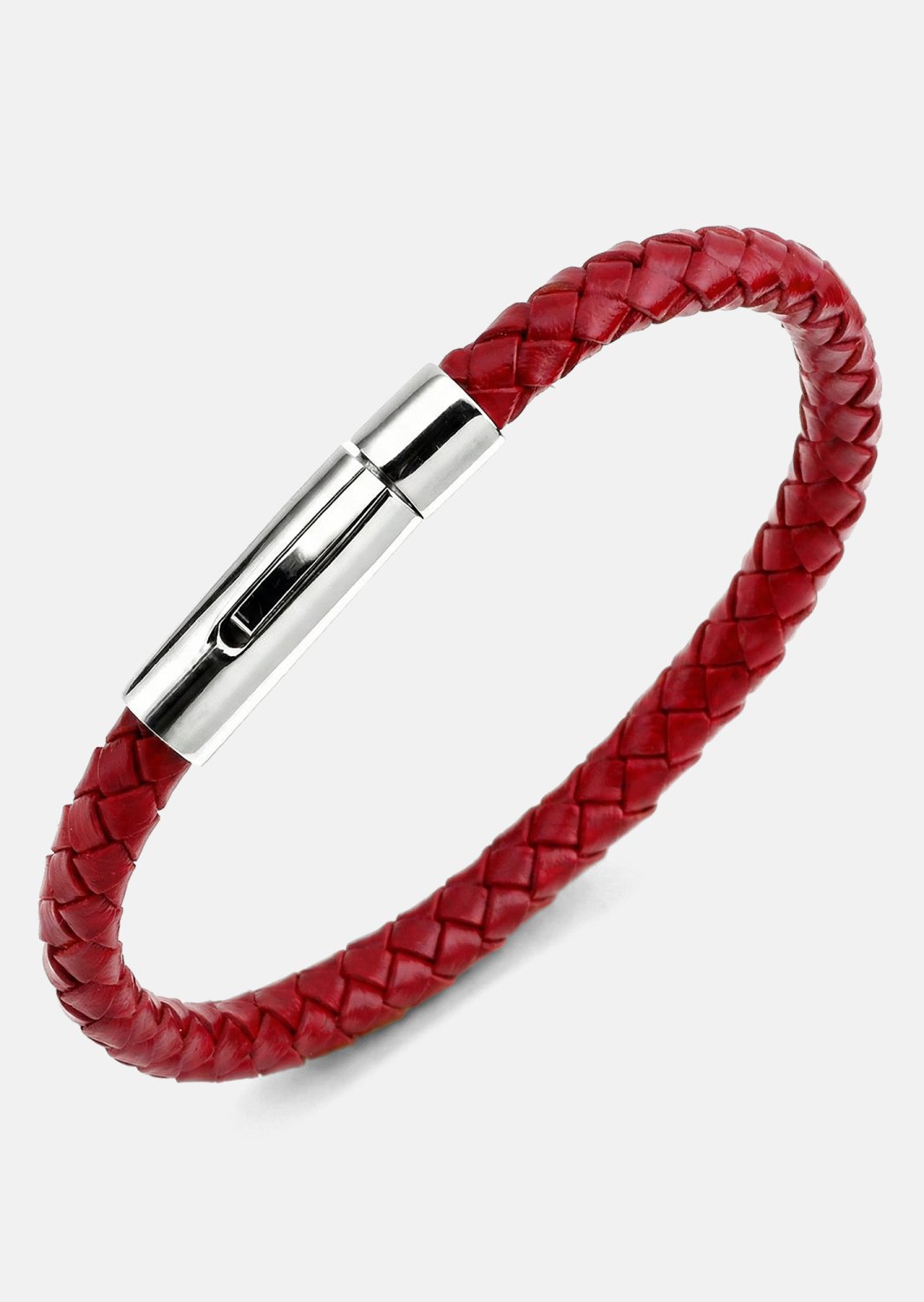 Lederarmband Crimson Arc