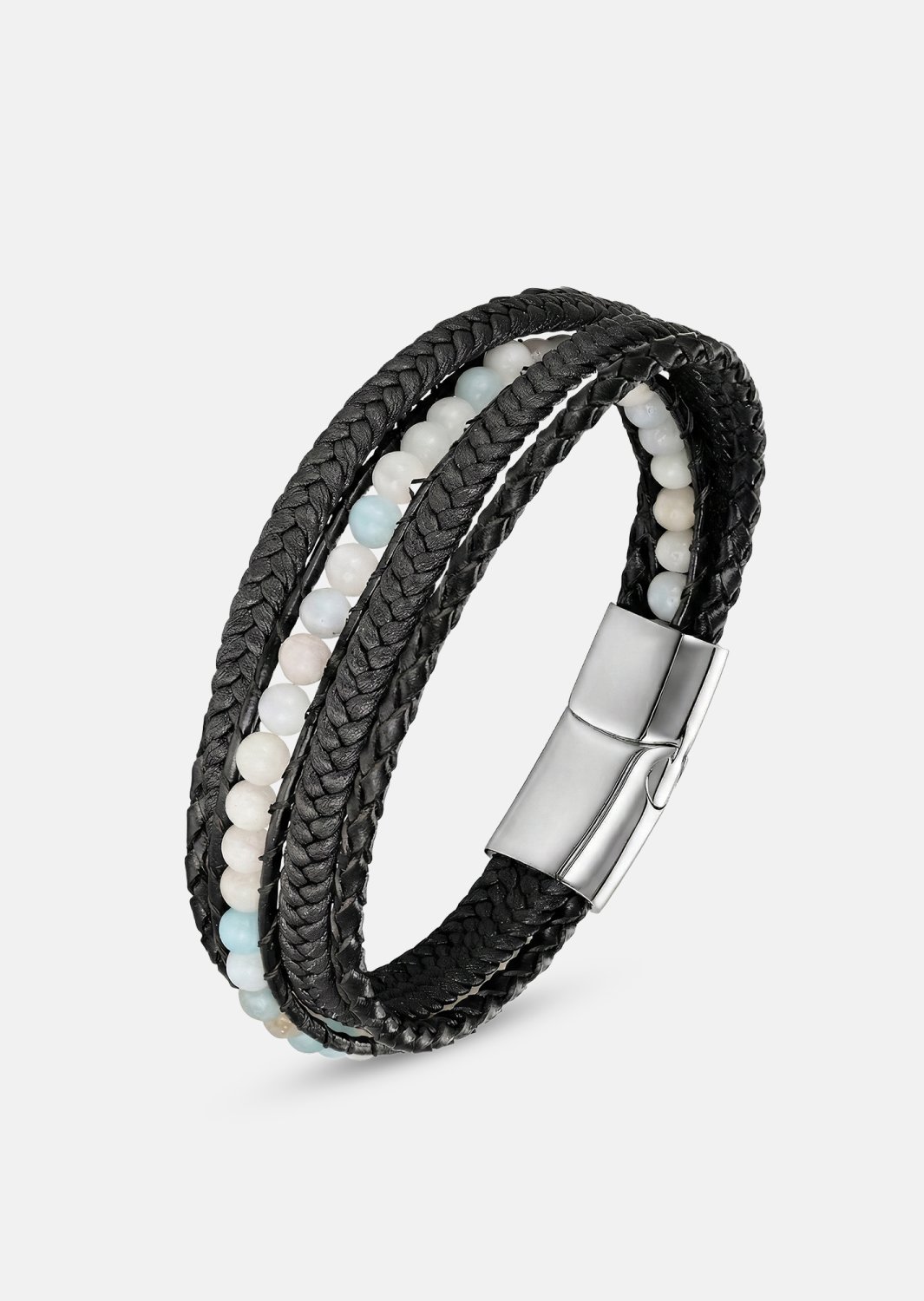 Lederarmband Titan Leaf