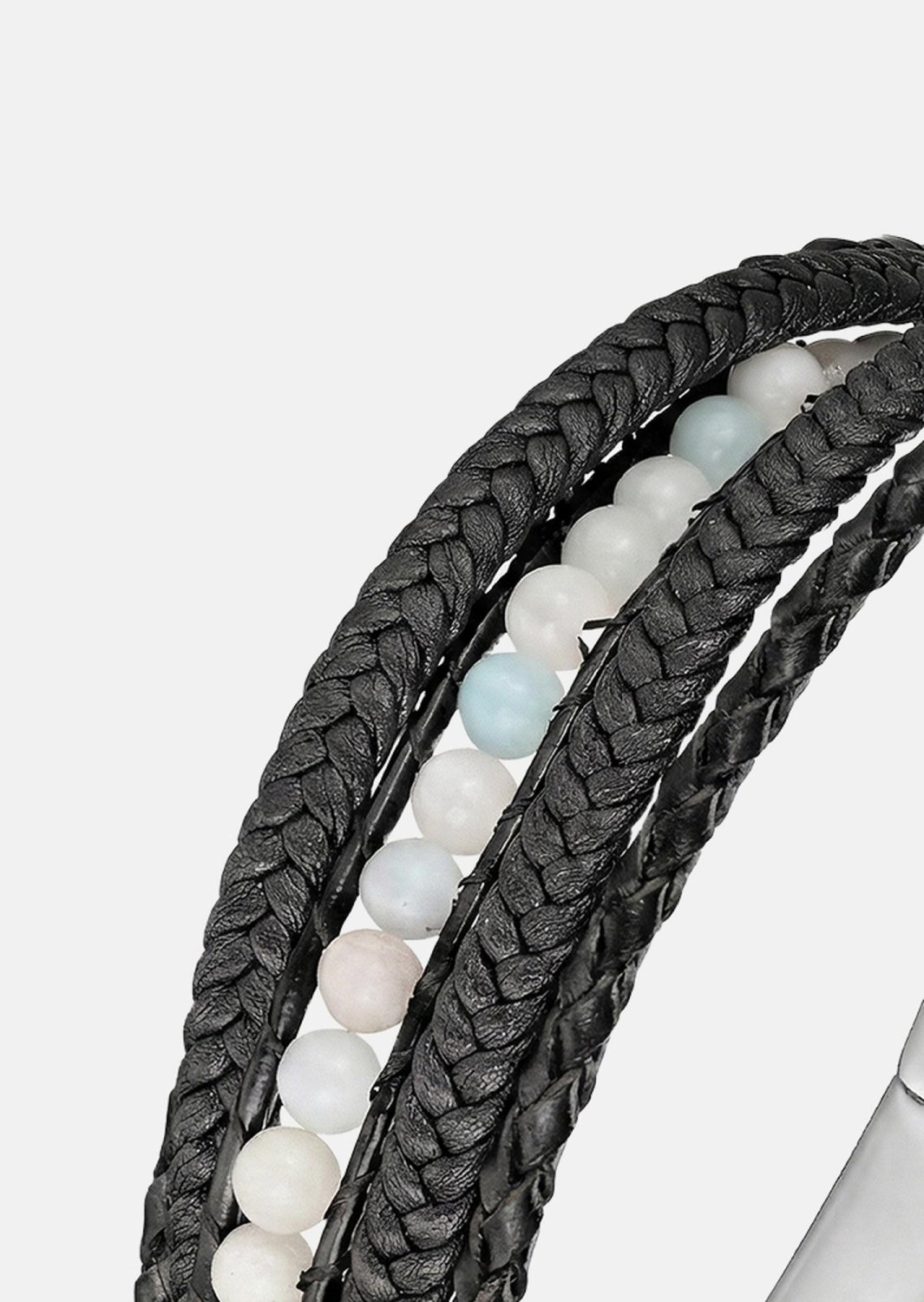 Lederarmband Titan Leaf