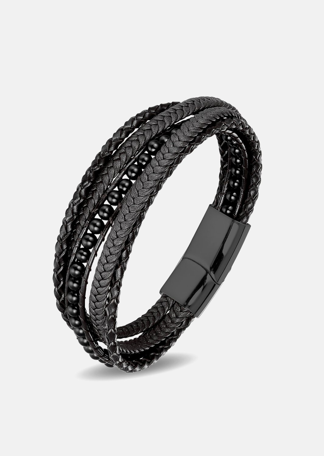 Lederarmband Raven Echo