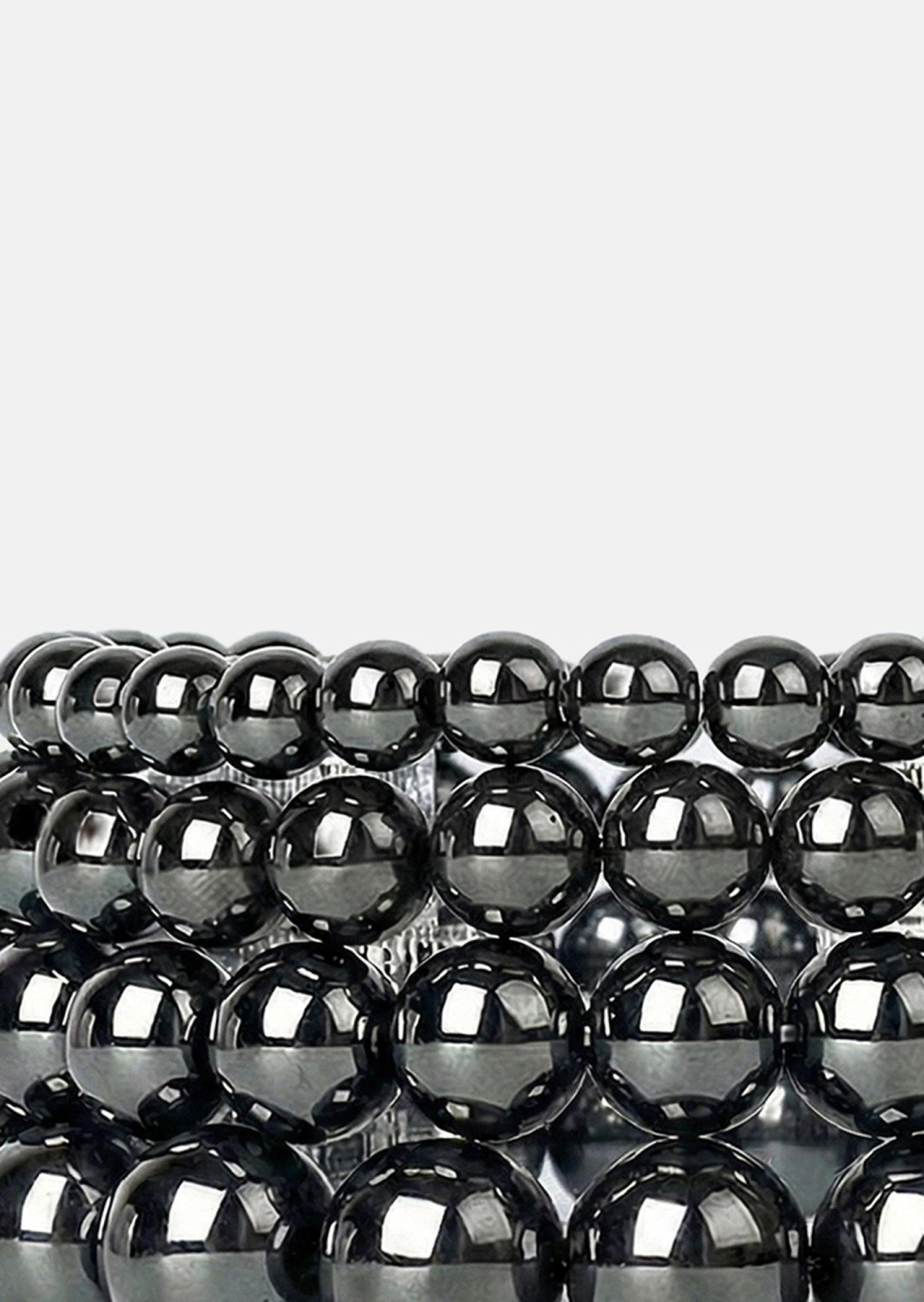 Perlenarmband Obsidian Flow