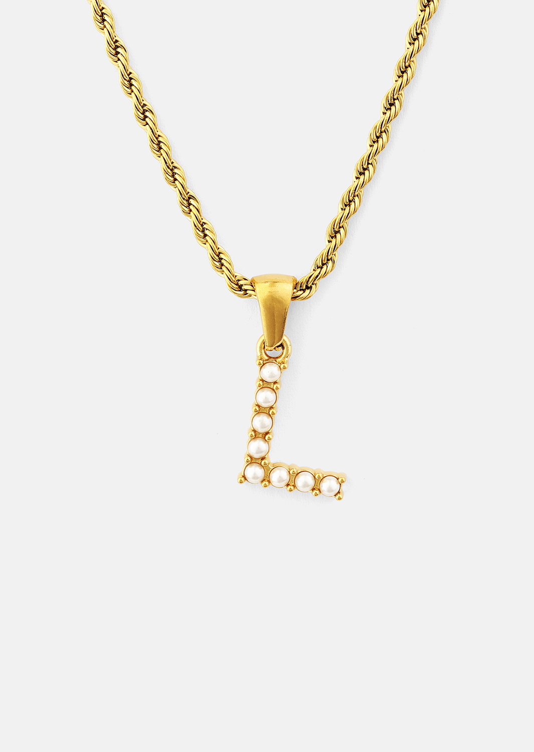 Amulet A-N Halskette – 18k Vergoldet