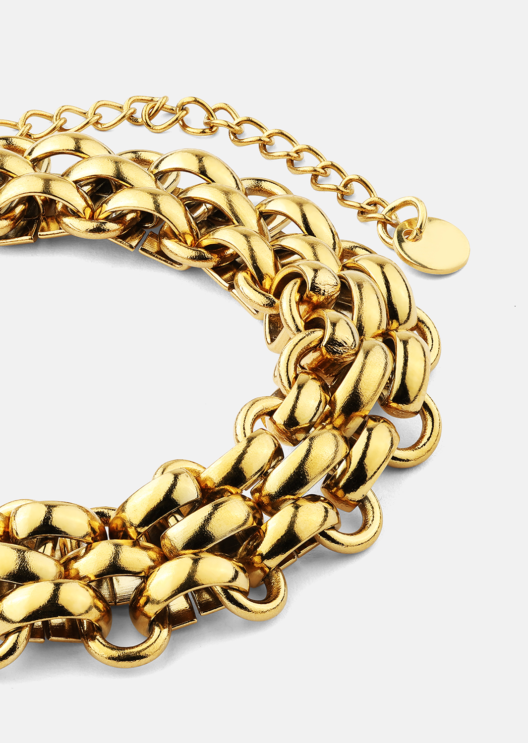 Armband Power Link - 18k Vergoldet