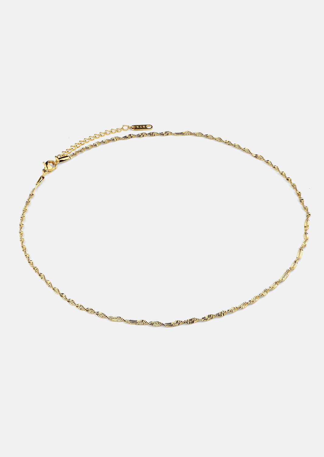 Halskette Twistad – 18k Vergoldet
