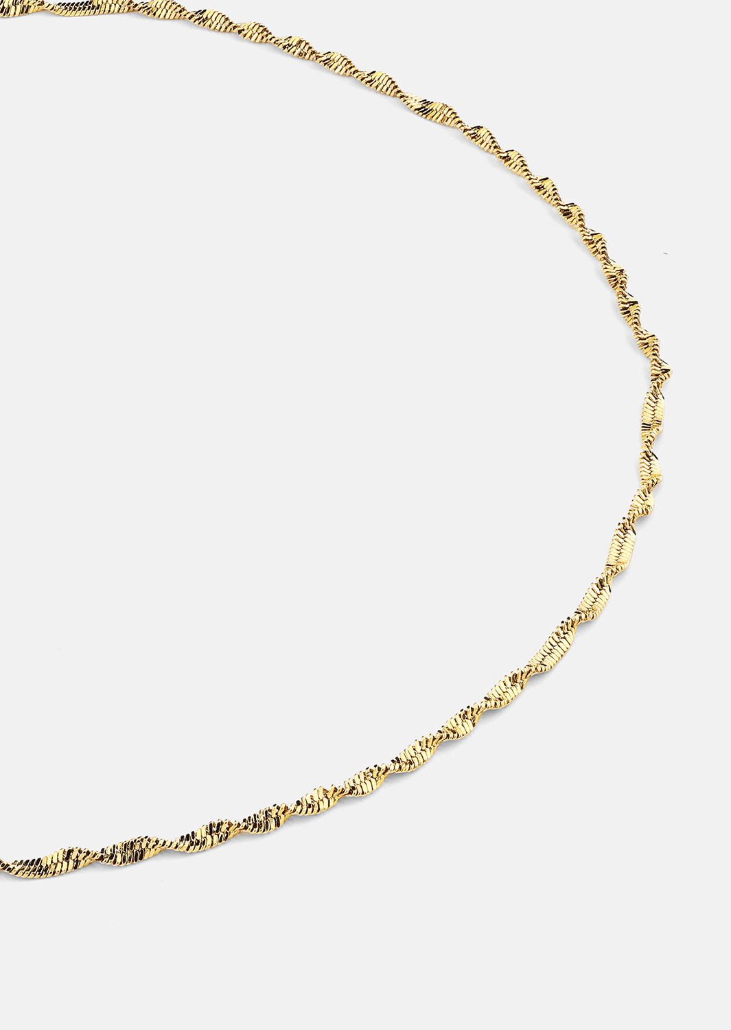 Halskette Twistad – 18k Vergoldet