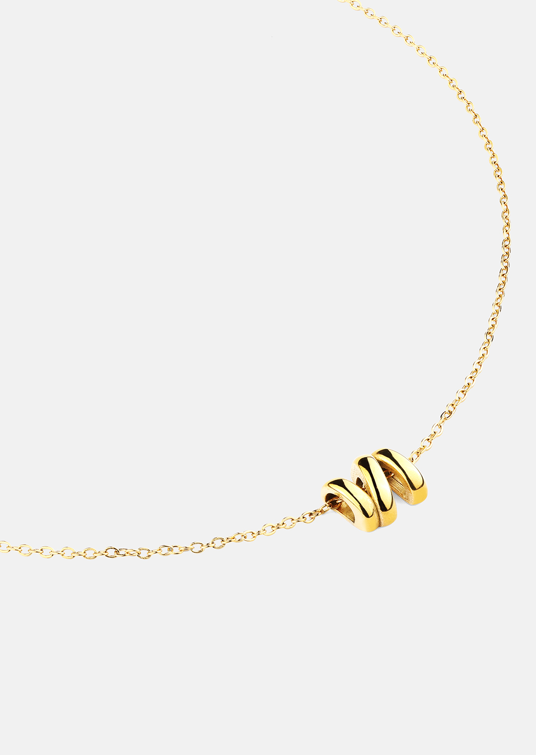 Halskette W-Twist – 18k Vergoldet