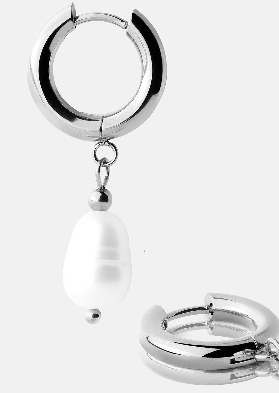Ohrring Ocean - Versilbert