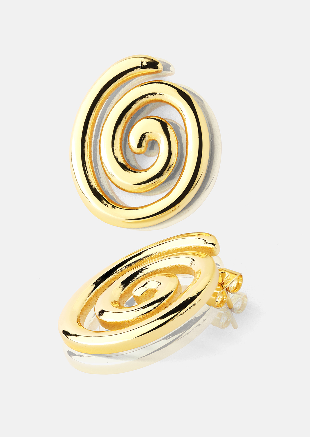 Resin Ohrring - 18k Vergoldet
