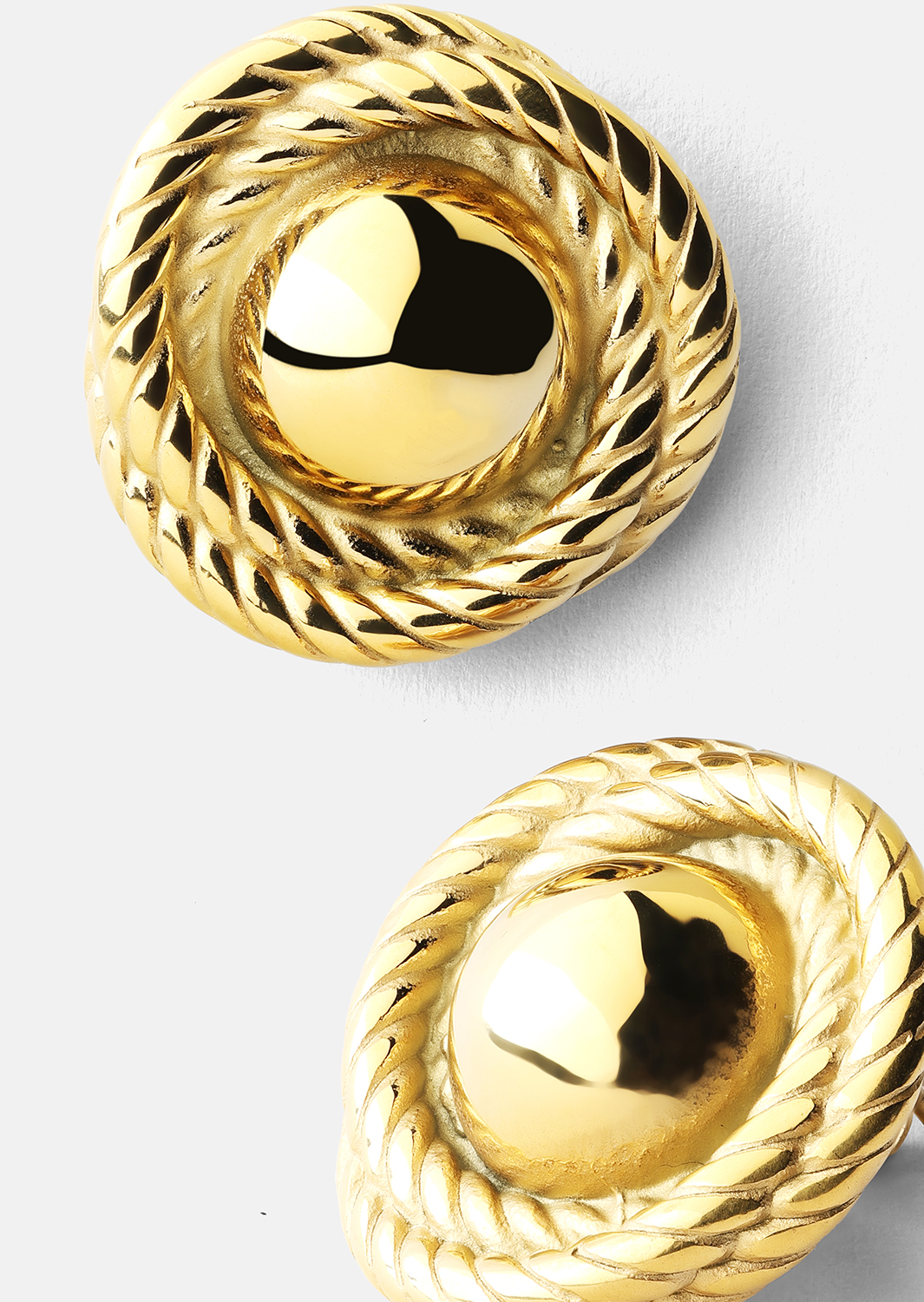 Ohrring Regal Twist - 18k Vergoldet