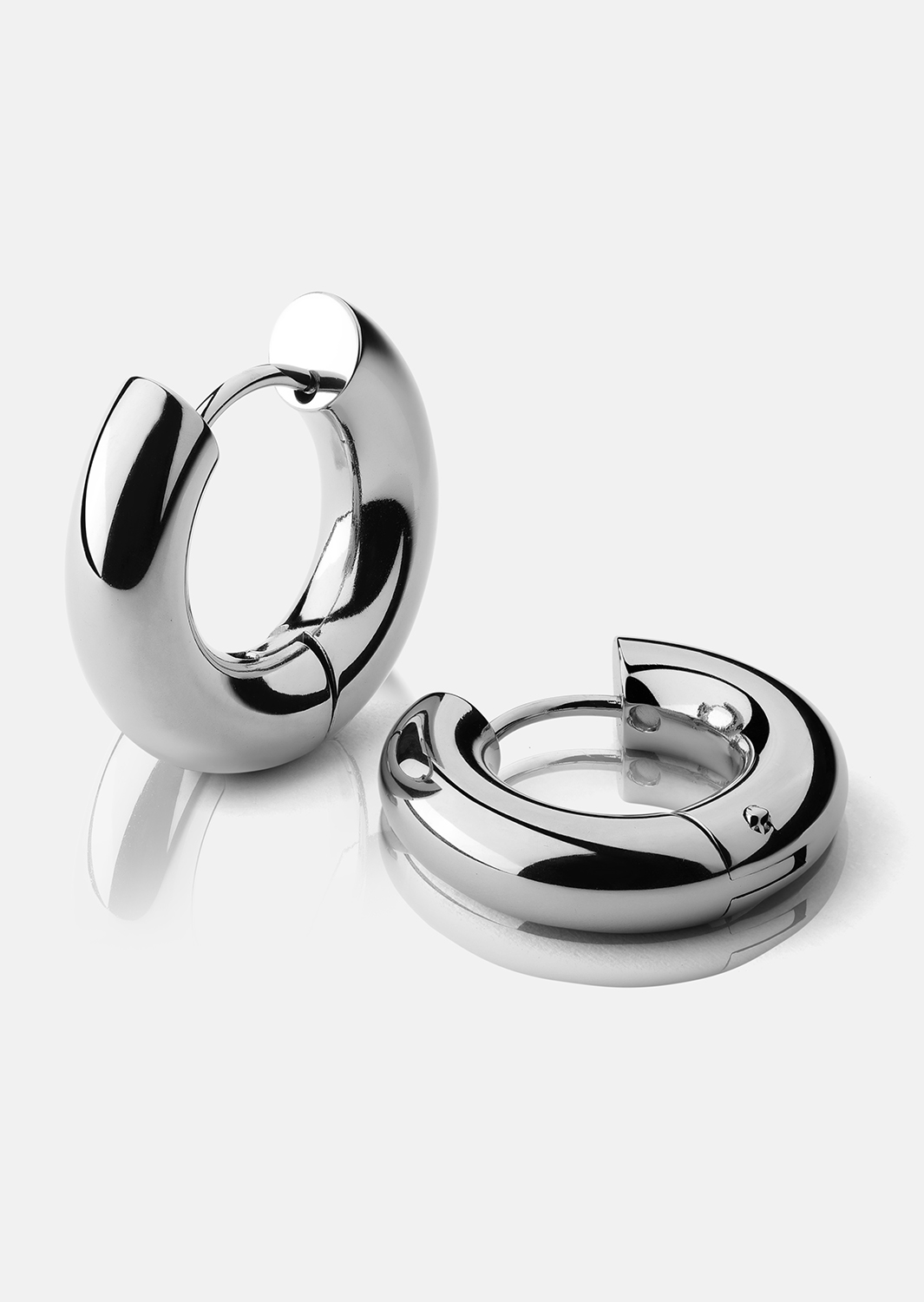 Ohrringe Bold Glow – Versilbert