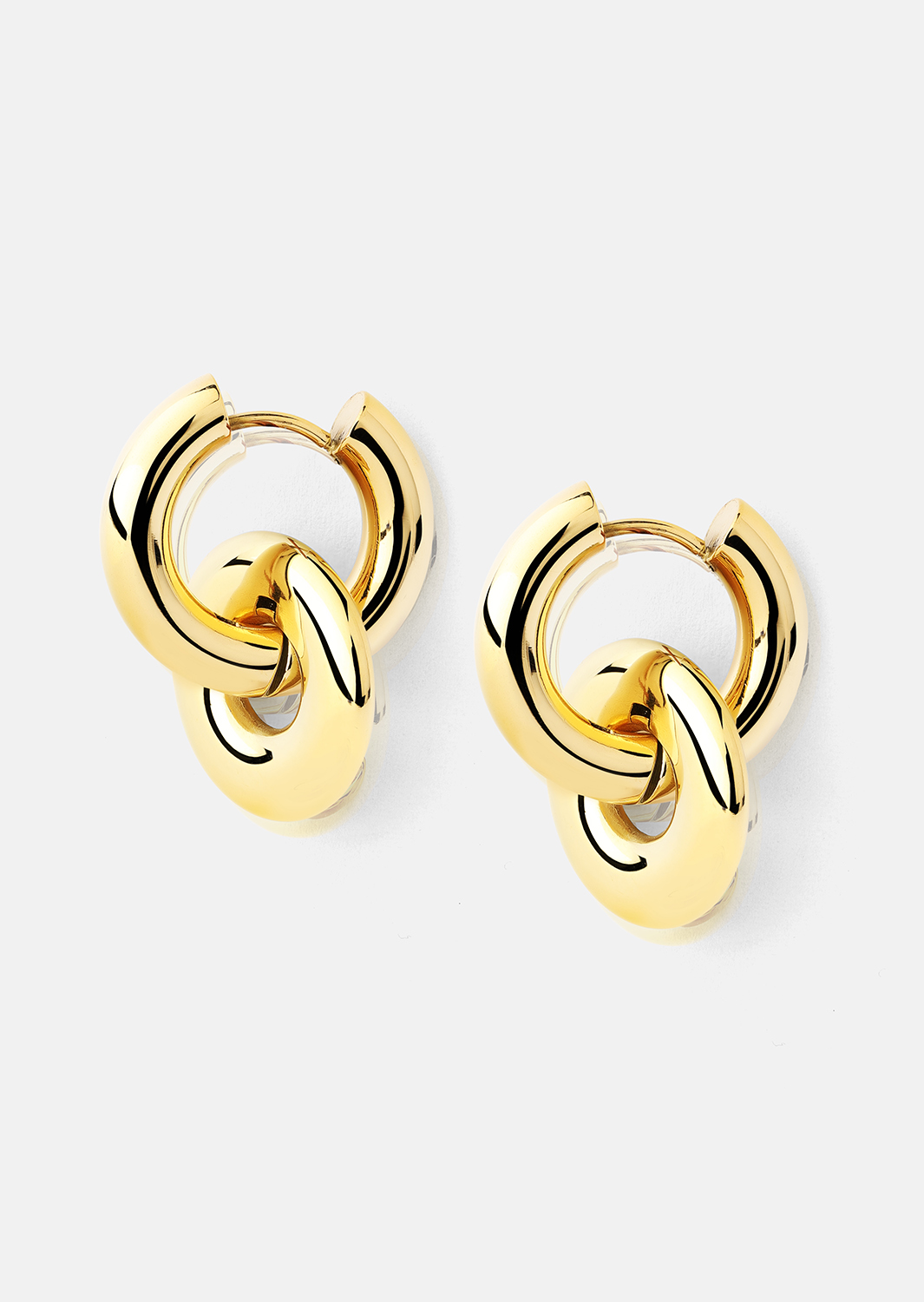 Ohrringe Chunky Link – 18k Vergoldet
