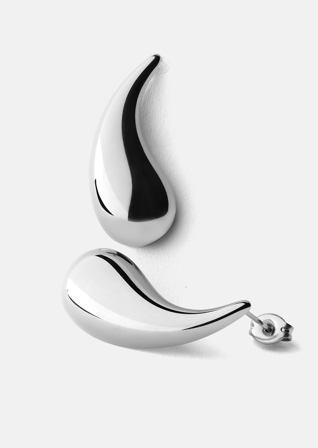  Ohrring Silverdroppar - Silver Plated