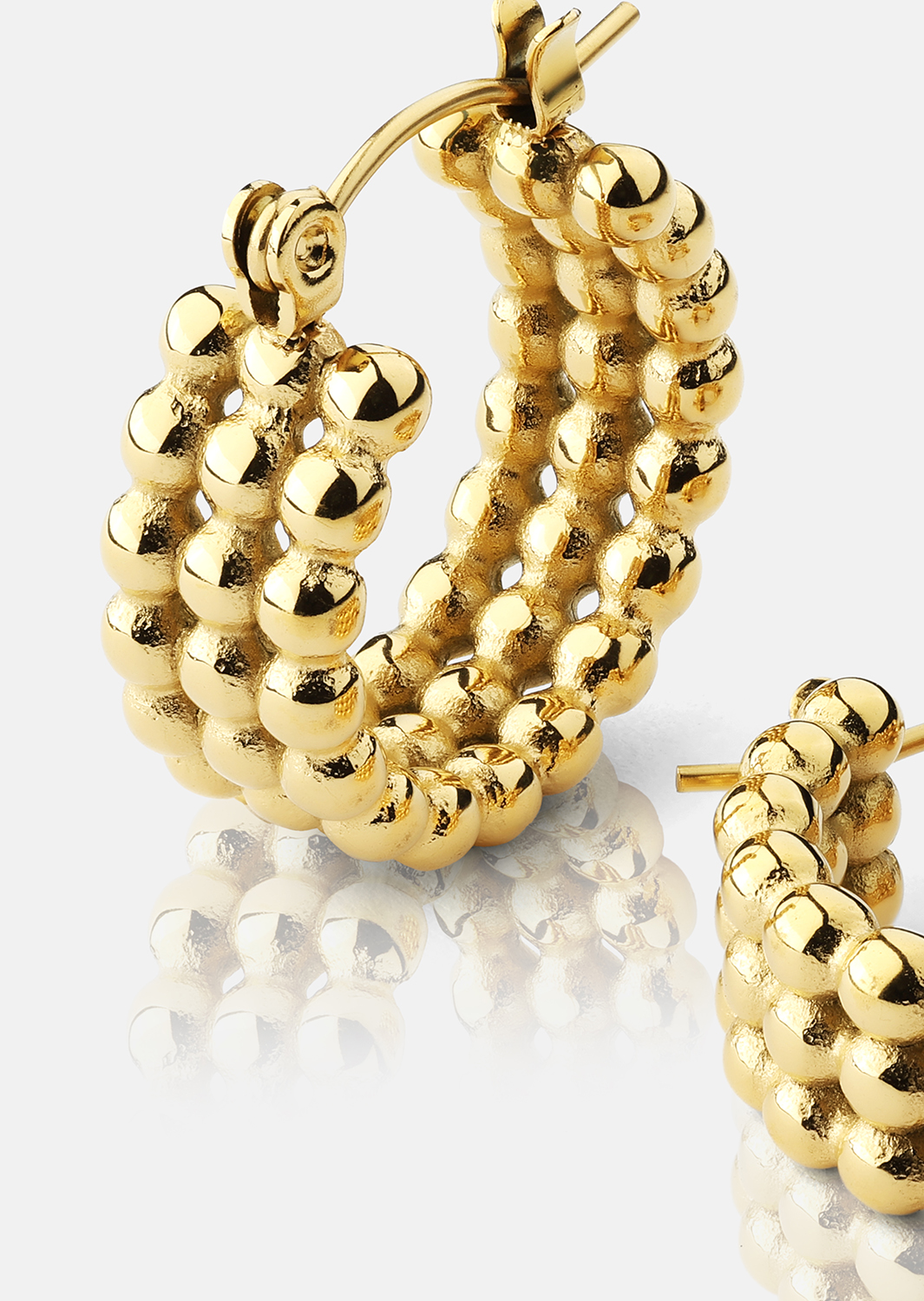 Ohrringe Sfera – 18k Vergoldet