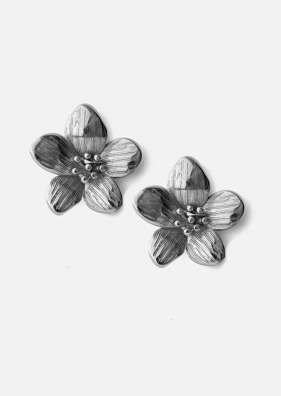 Ohrringe Flora Shine – Versilbert