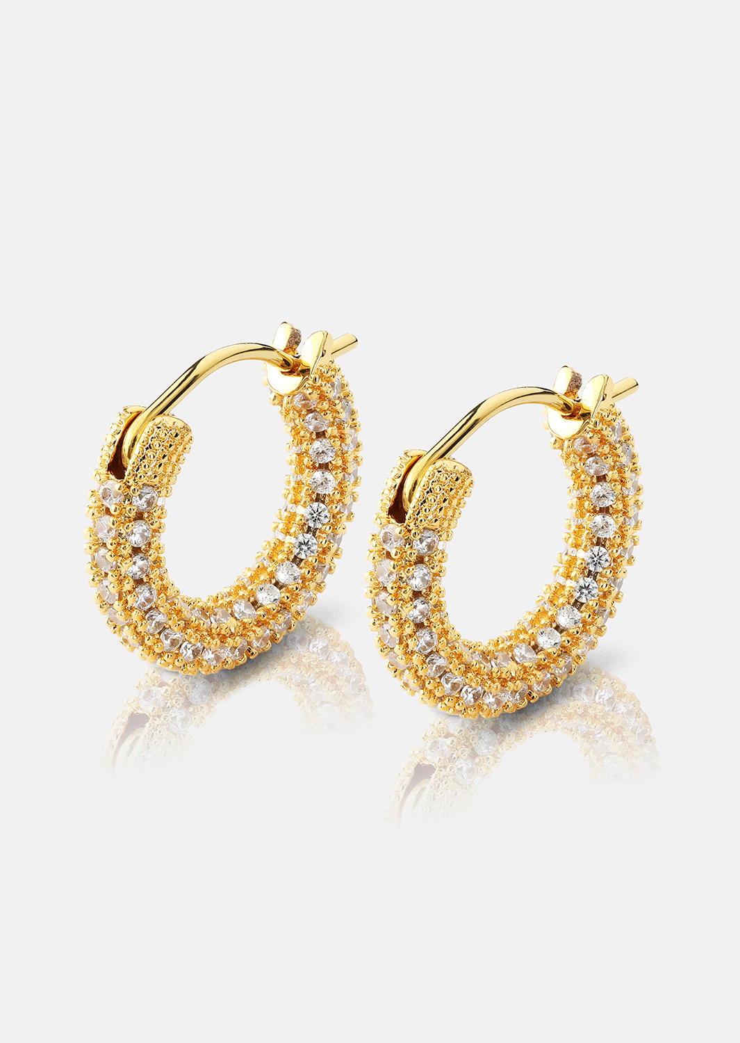 Elegans Ohrring - 18k Vergoldet