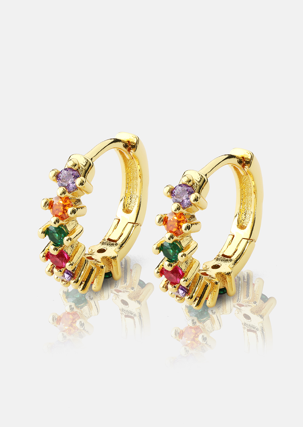 Ohrring Multicolor Shine- 18k Vergoldet