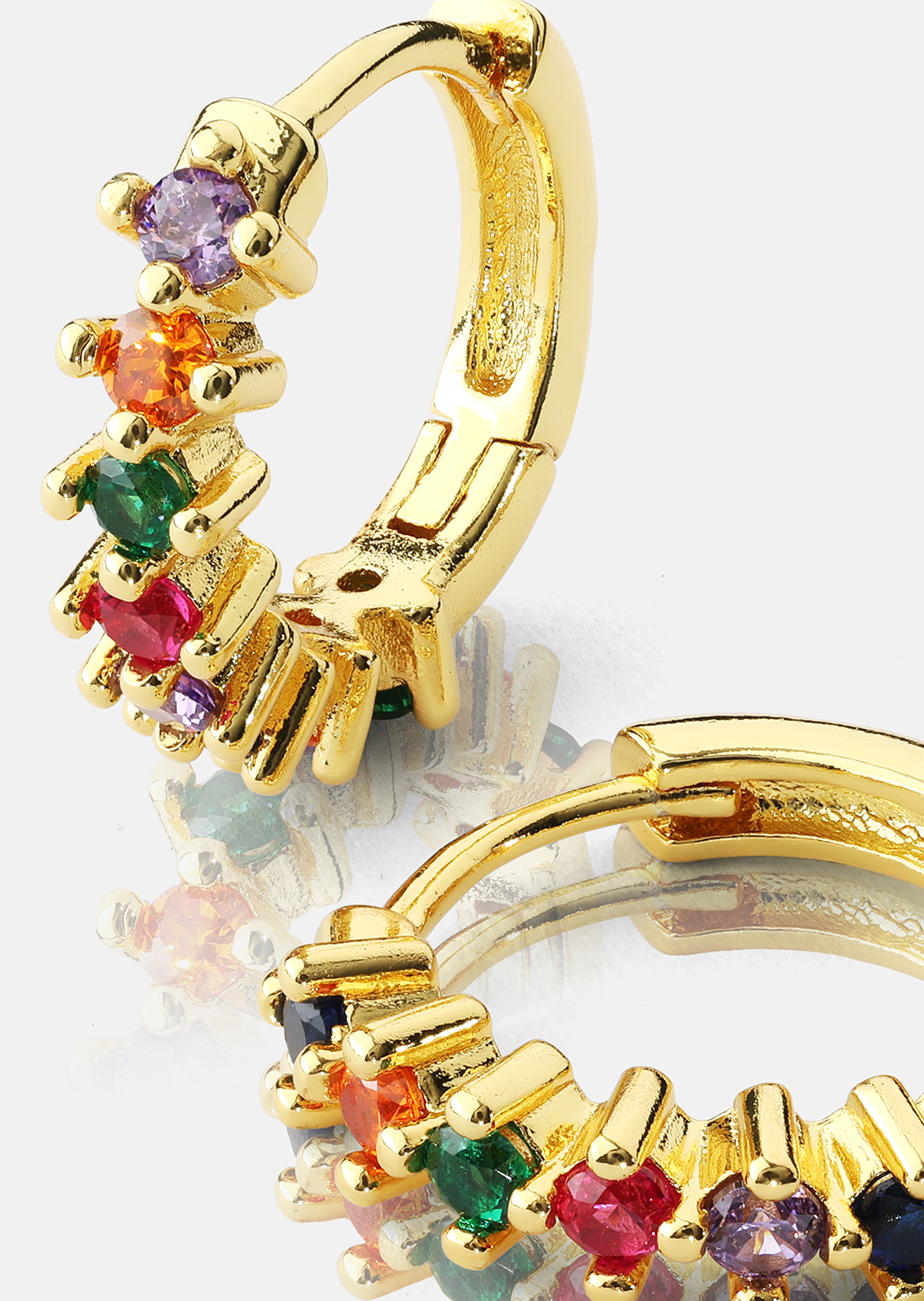 Ohrring Multicolor Shine- 18k Vergoldet