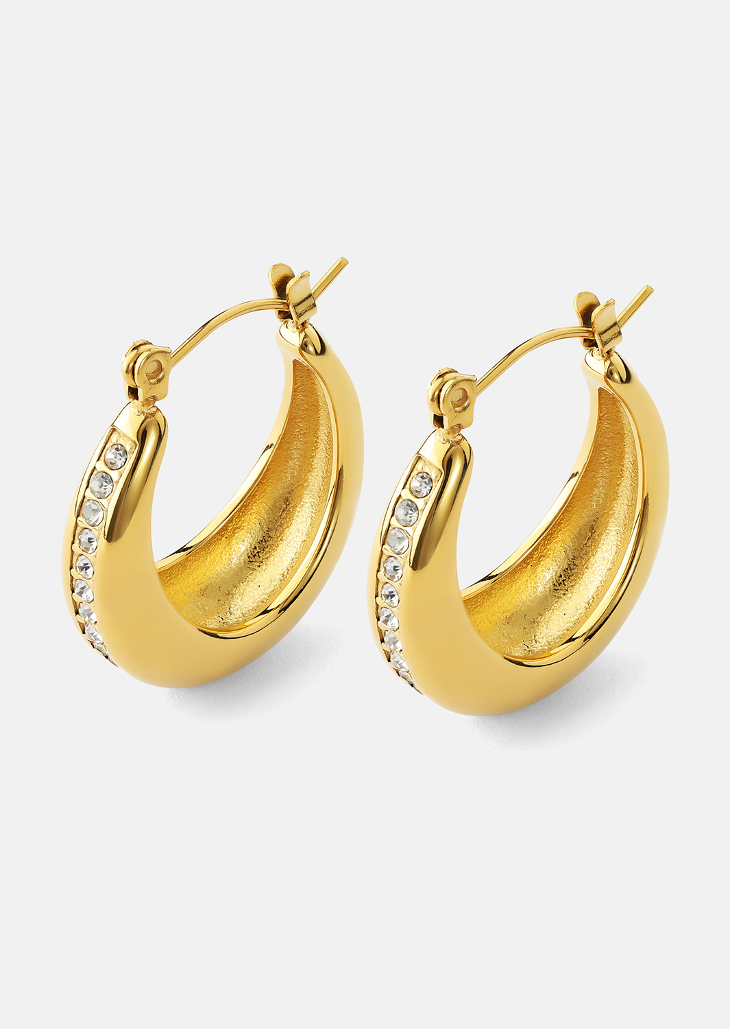 Ohrringe Gleaming Curve – 18k Vergoldet