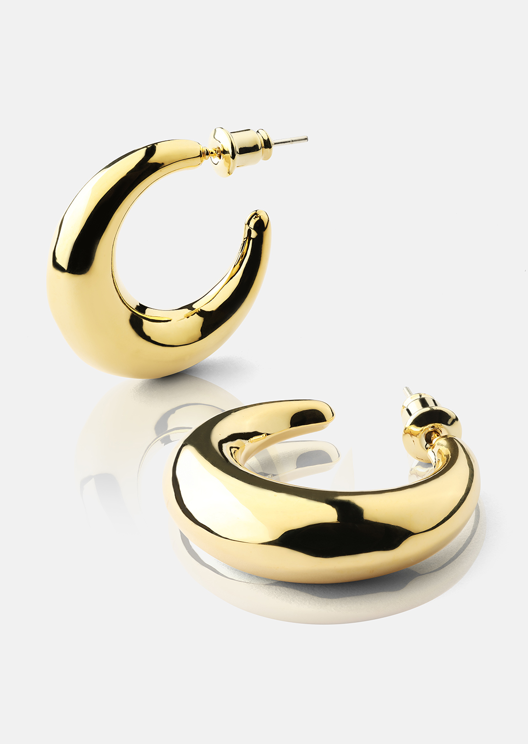 Loop Ohrringe – 18k Vergoldet