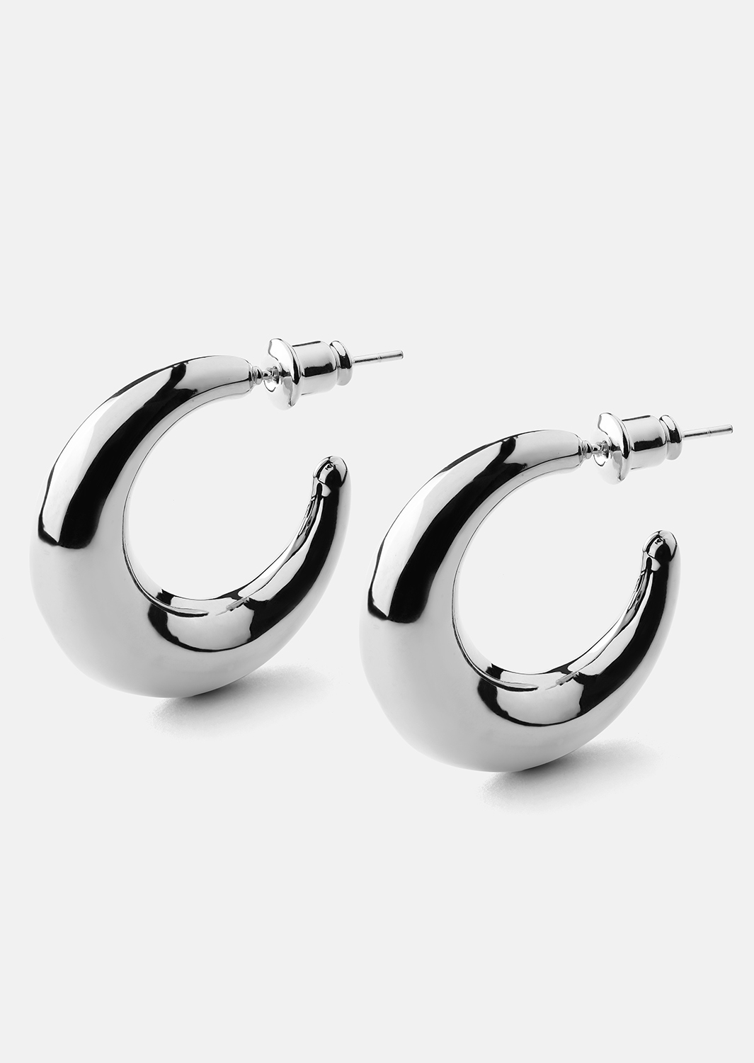 Loop Ohrringe – Versilbert