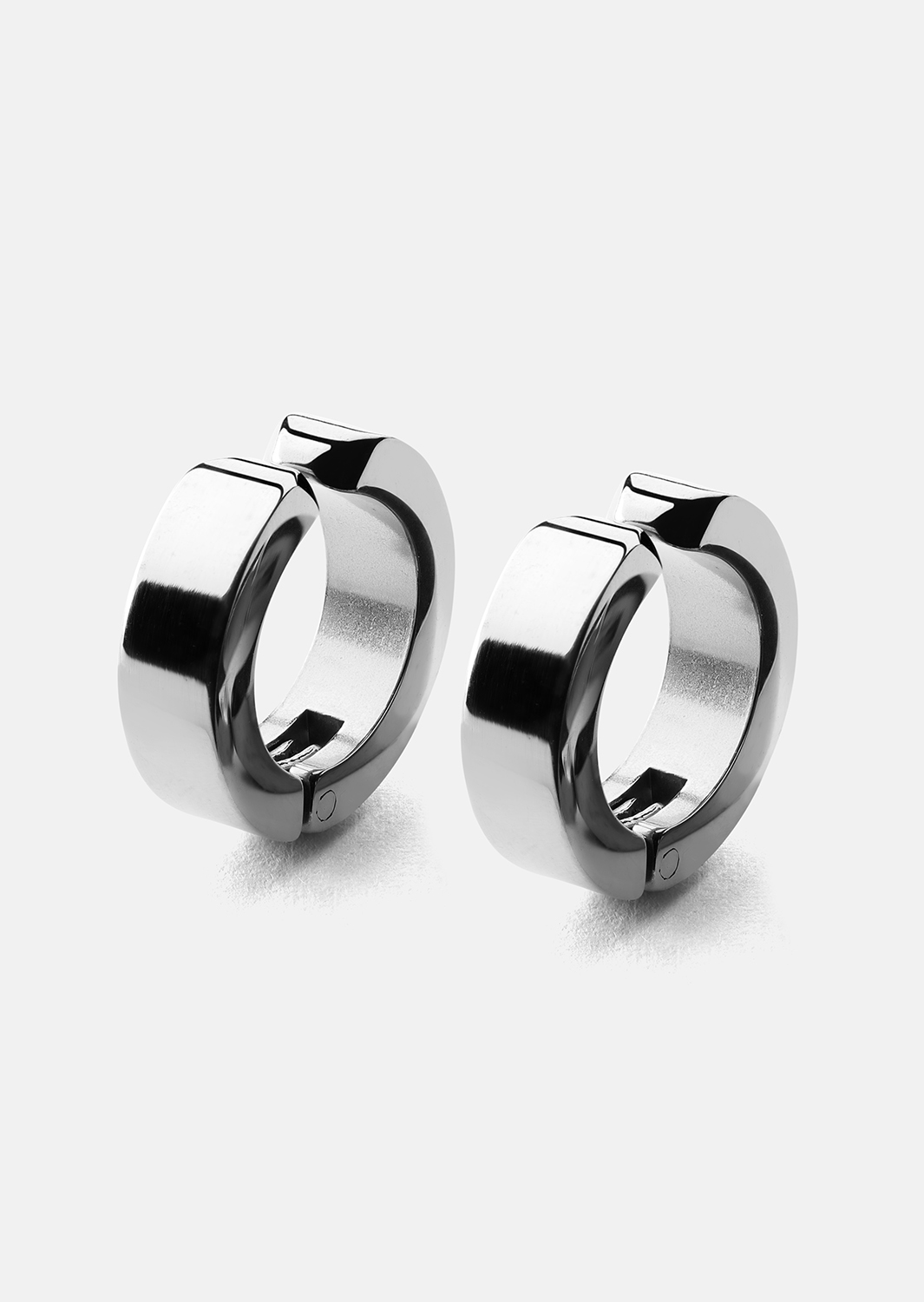 Ohrring Petite Hoop - Versilbert