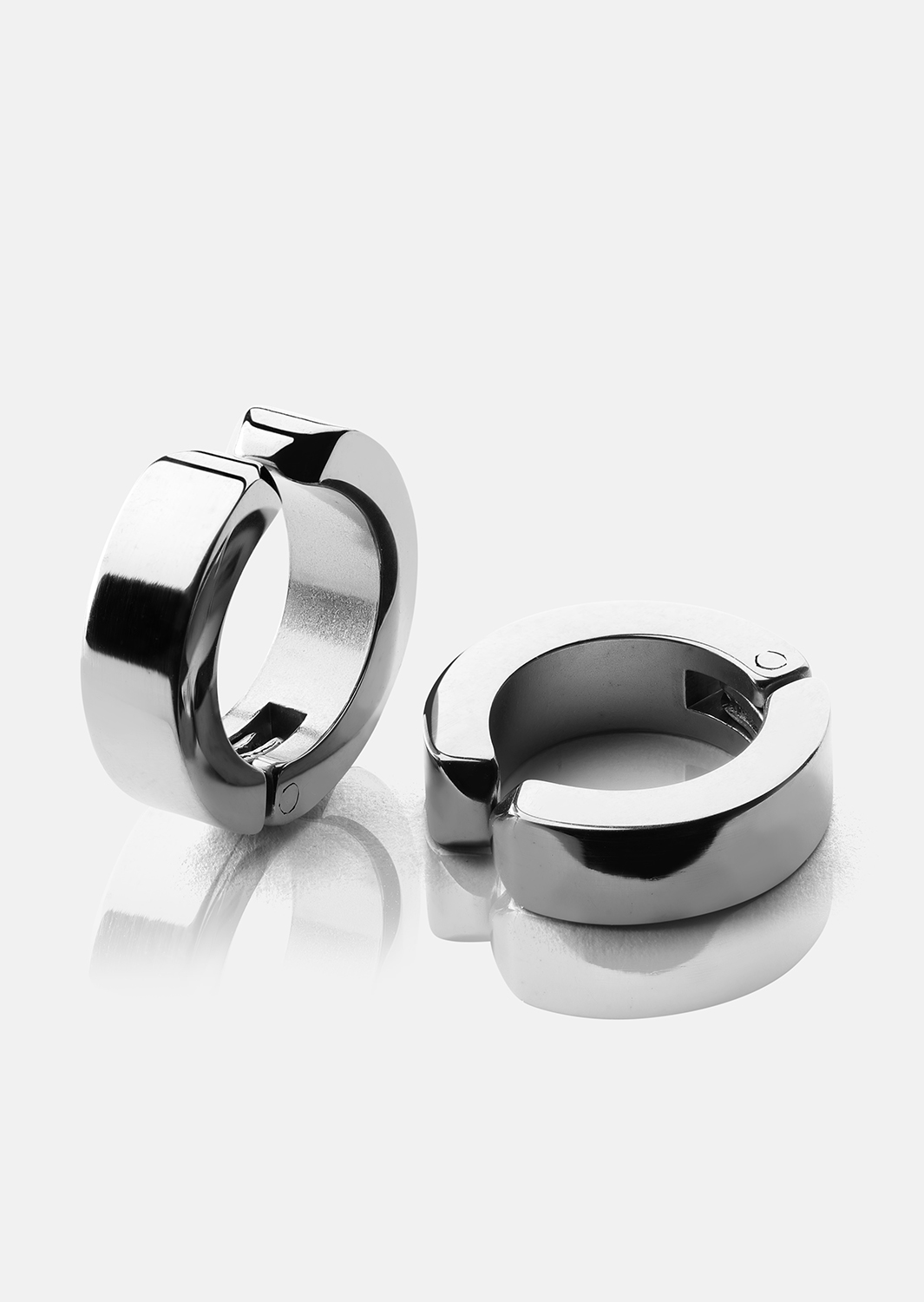 Ohrring Petite Hoop - Versilbert