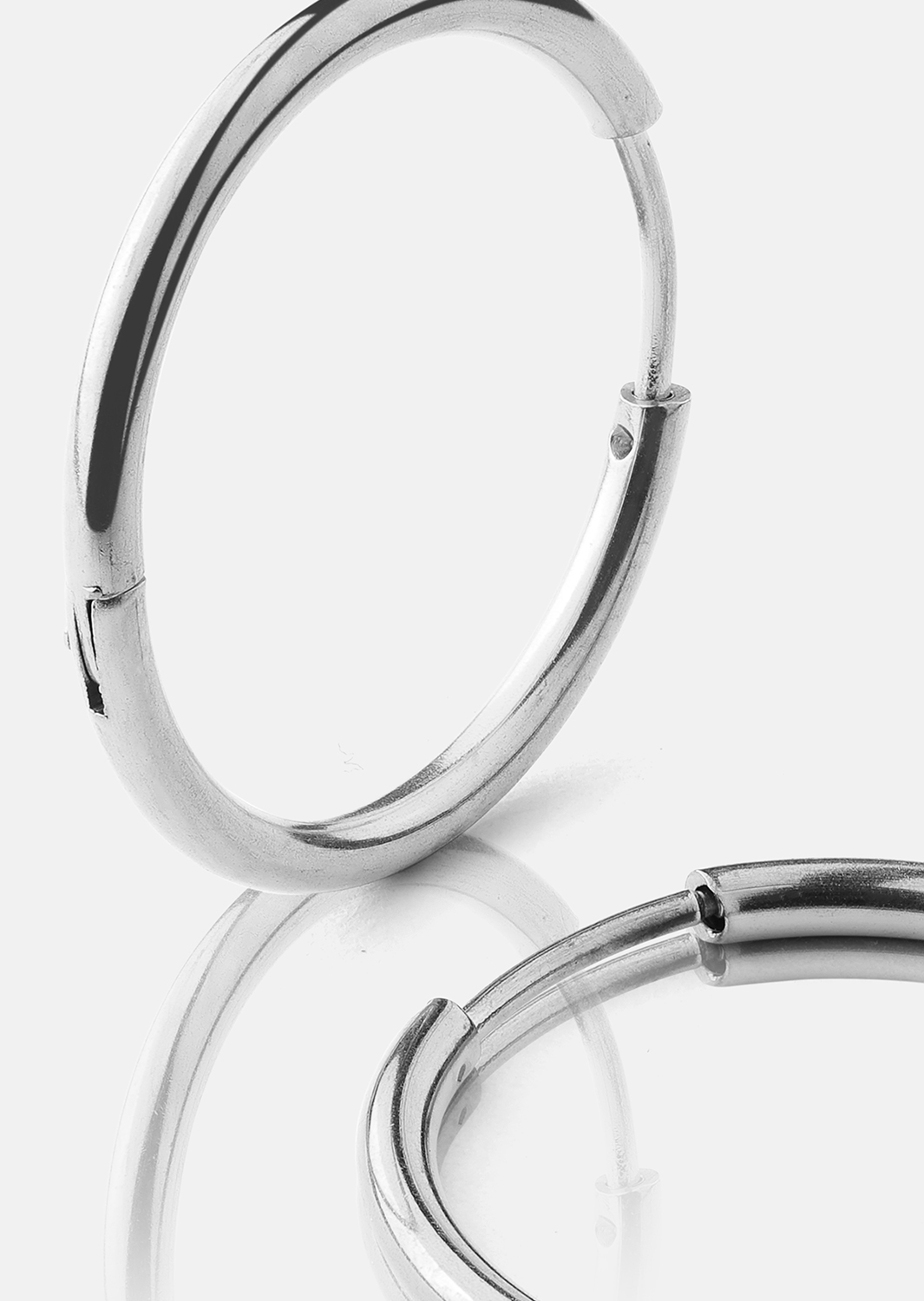 Ohrring Classic Medium - Silver Plated