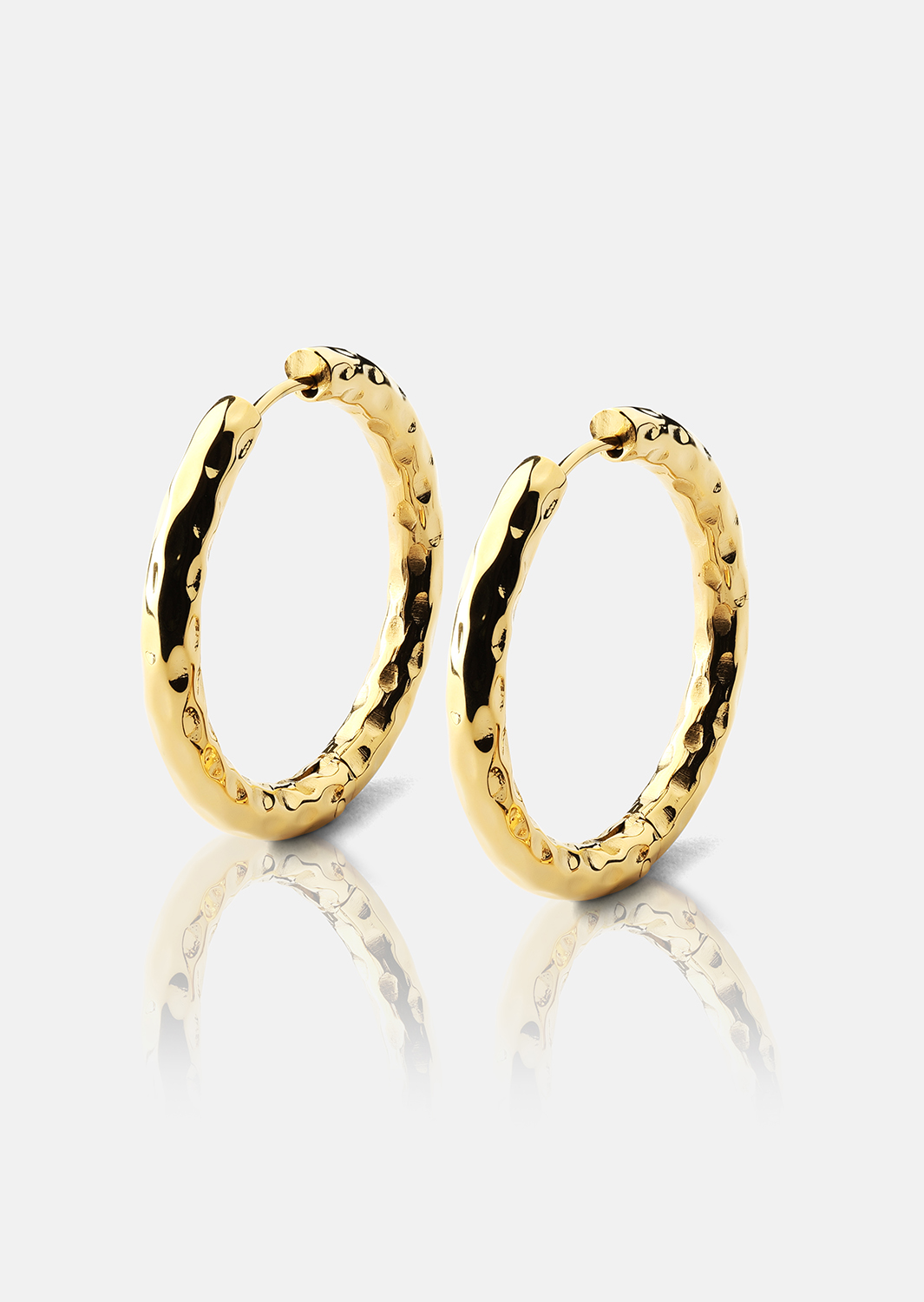 Ohrring Everyday Hoops - 18k Vergoldet