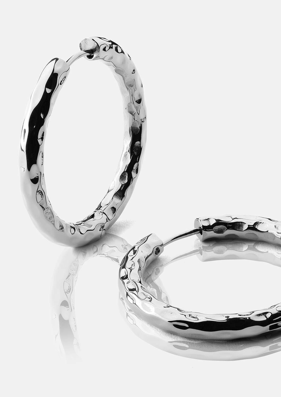Ohrring Everyday Hoops - Versilbert